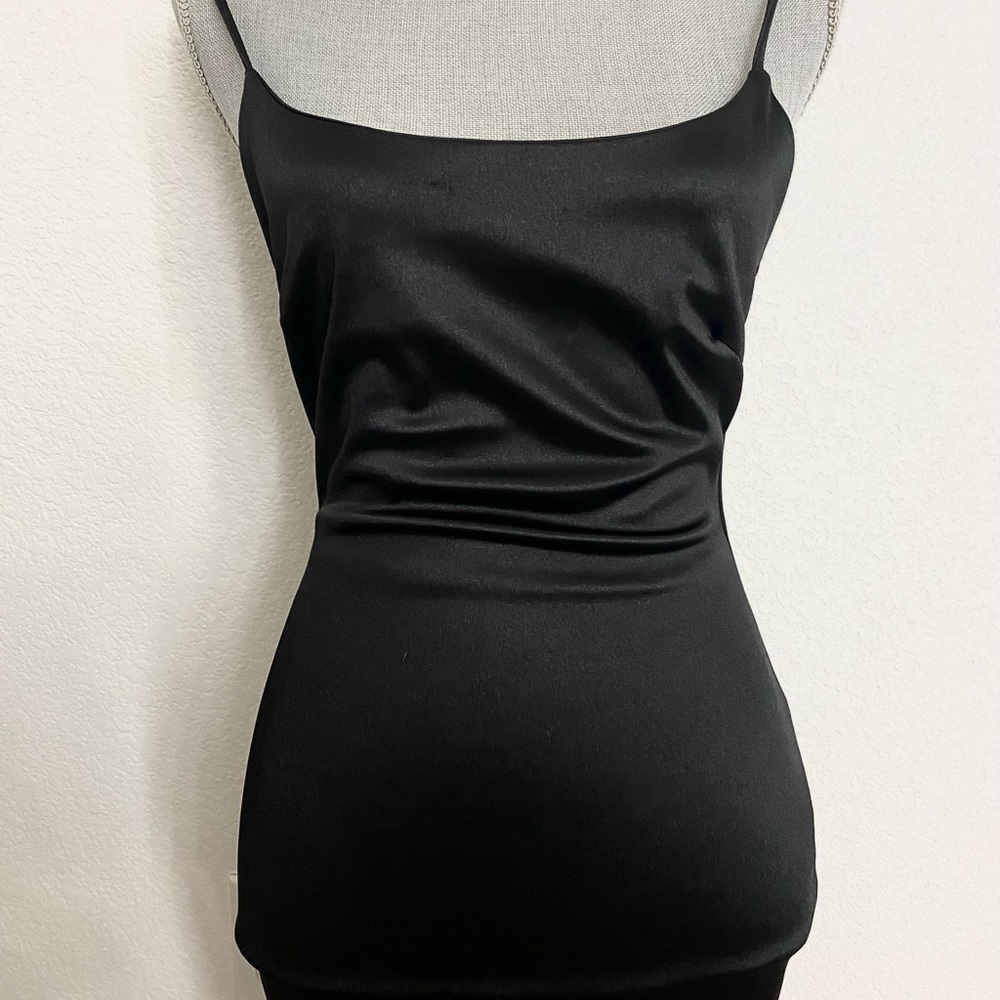 Satin mini dress
